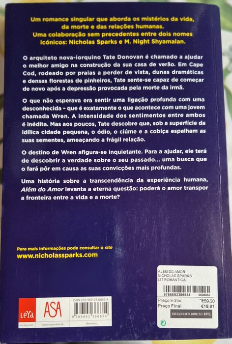 Livro de Nicholas Sparks