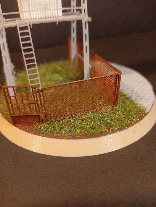 Płot siatka panelowa PRL w skali H0 1m bierzący