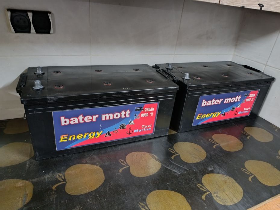 Akumulator 230 Ah 900 A do kampera, instalacji offgrid, łodzi czy oświetlenia awaryjnego