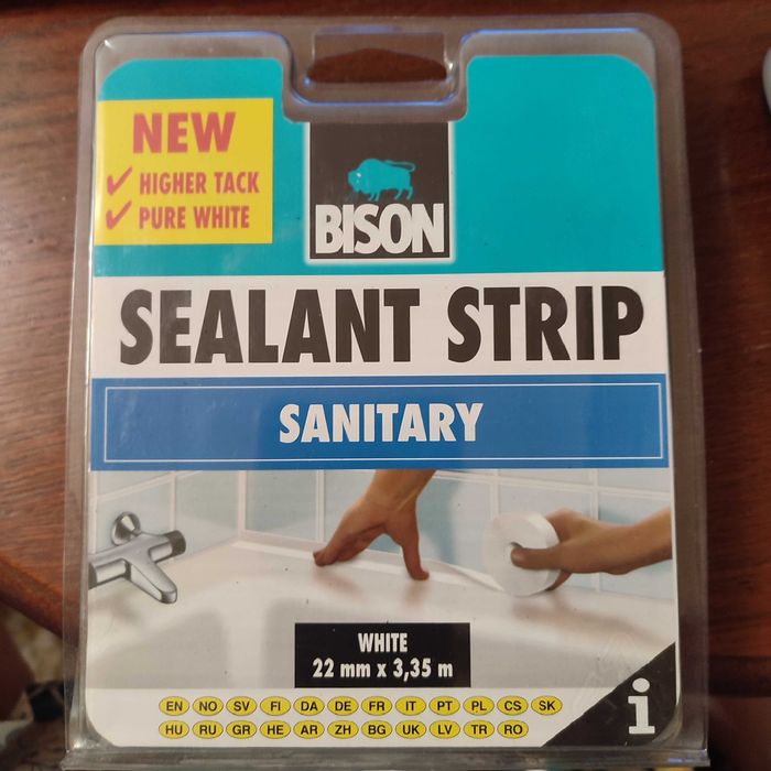 Самоклеящаяся бордюрная лента для ванной 22мм.х3.35м.НИДЕРЛАНДЫ 680грн