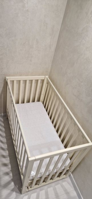 Дитяче ліжечко Верес Соня ЛД-13 + ортопедичний матрац (з маятником та шухлядою)