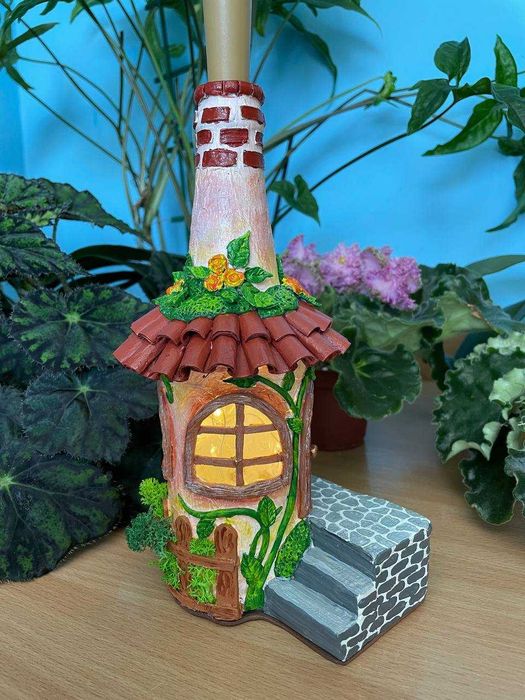 Світильник-нічник сувенірний крафтовий хенд-мейд