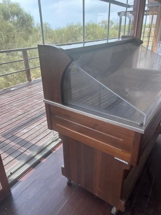 Vitrine de peixe ou carnes