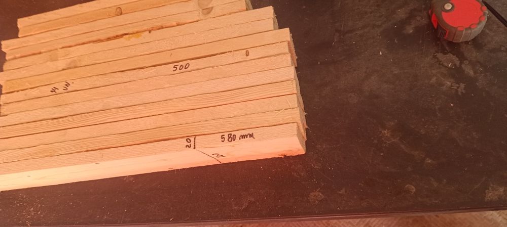 Tábuas de pinho 500x100x20 novas 15 uni