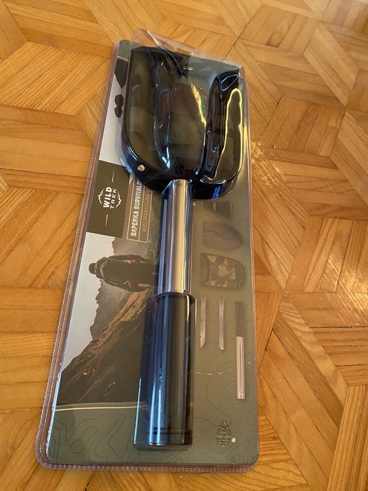 Saperka zestaw survival 6 w 1 siekiera/piła/nóż/szpadel