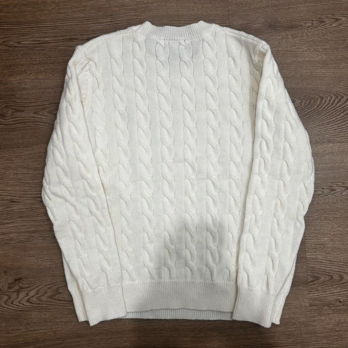 Polo Ralph Lauren – Camisola de Malha Branca (Cable Knit)