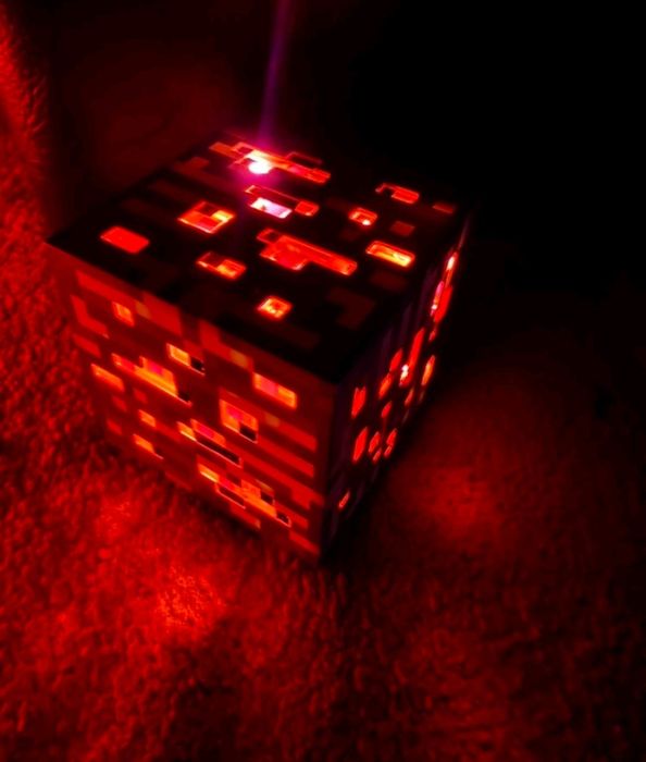 Lampka Minecraft blok redstone