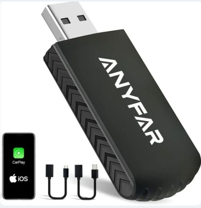 ANYFAR A4 Pro Wireless CarPlay Adapter for iPhone, карплей.