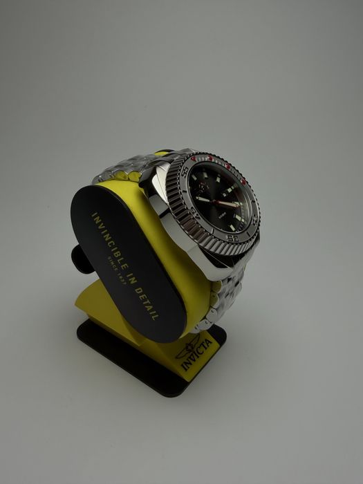 Invicta 49778, чоловічий сріблястий годинник, інвікта чоловічі 50мм