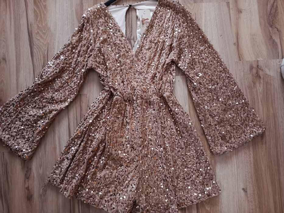 Kombinezon damski cekiny uniwersalny