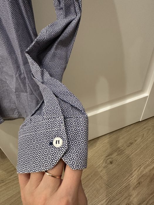 Koszula wzorek bawełna 36