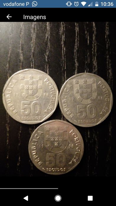 Moedas de 50 escudos