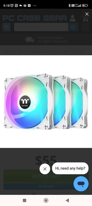 Wentylatory Pc Thermaltake ARGB 120mm Białe