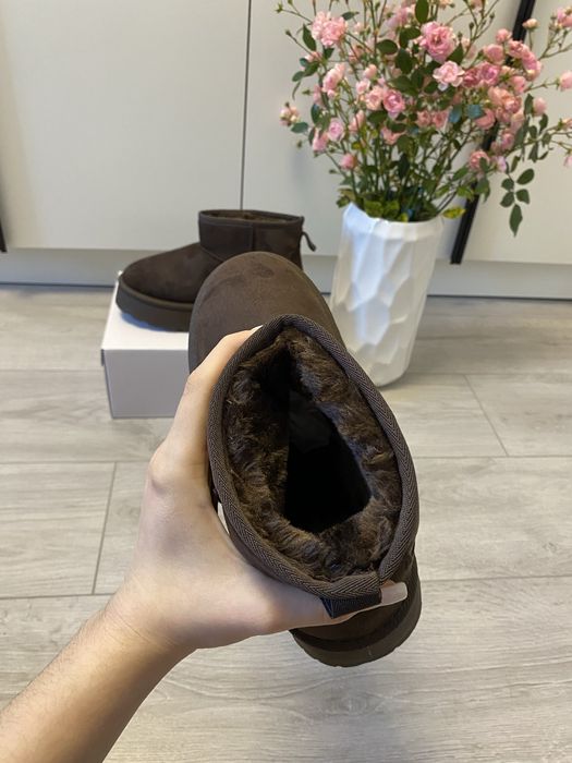РОЗПРОДАЖ Шоколадні жіночі угги 40 розмір