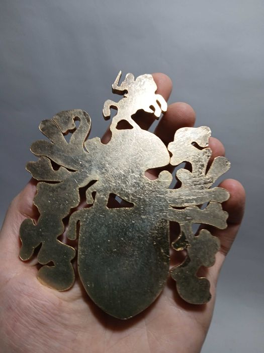 Brasão em metal - GNR Guarda Nacional Republicana - Alentejo e Algarve