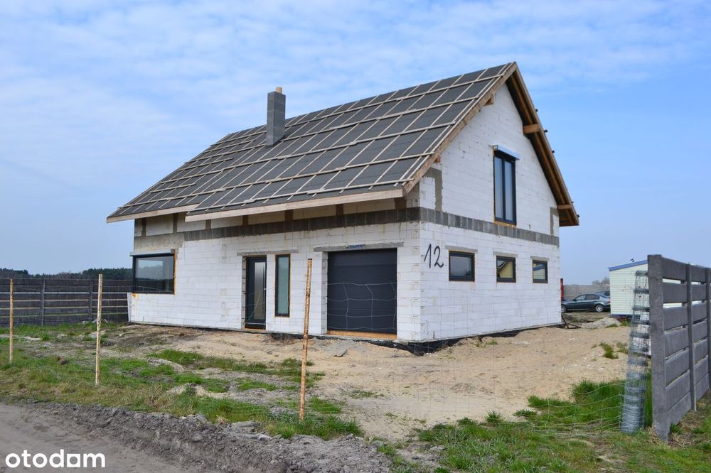 Nowy dom stan surowy zamknięty 188m2 z garażem Pakosław ul.Francuska