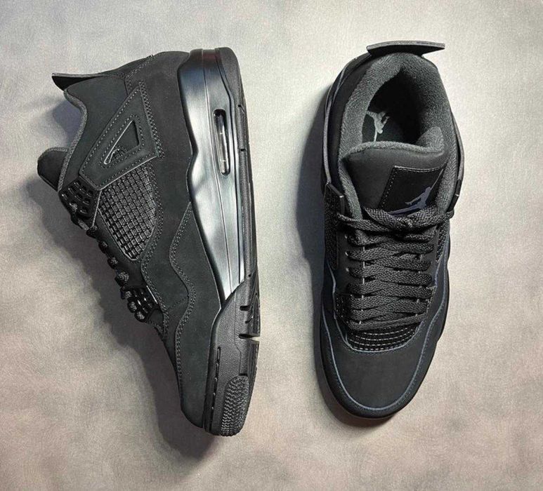 Air jordan 4 black cat women new shoes jordan sneakers