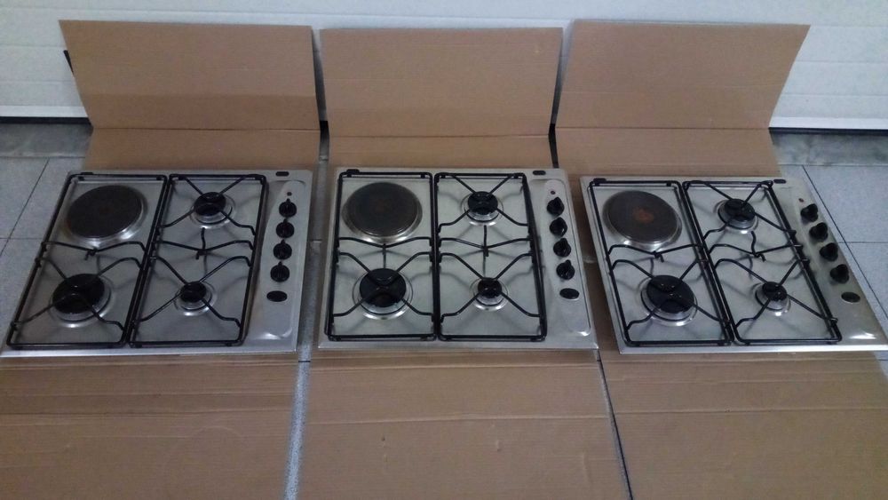 2 placas WHIRLPOOL AKM251/IX (3 bicos a gás + 1 eléctrico)