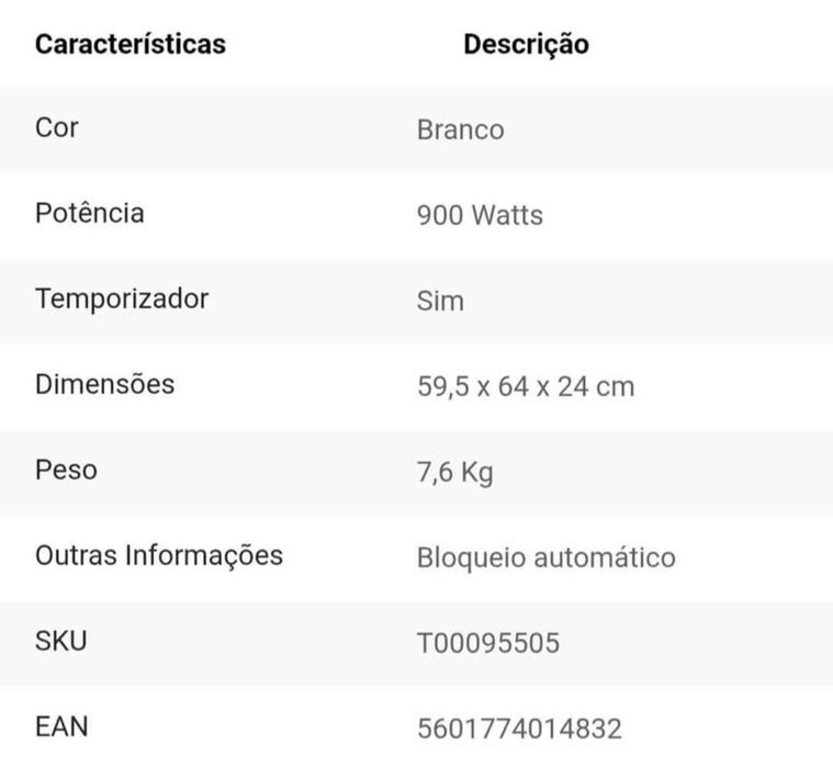 Aquecedor jocel 5 elementos