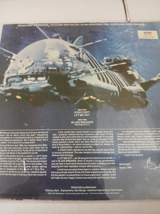 Vinil Brian May + Friends – Star Fleet Project