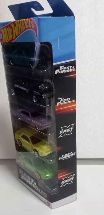 Pack 5 fast furious hot wheels