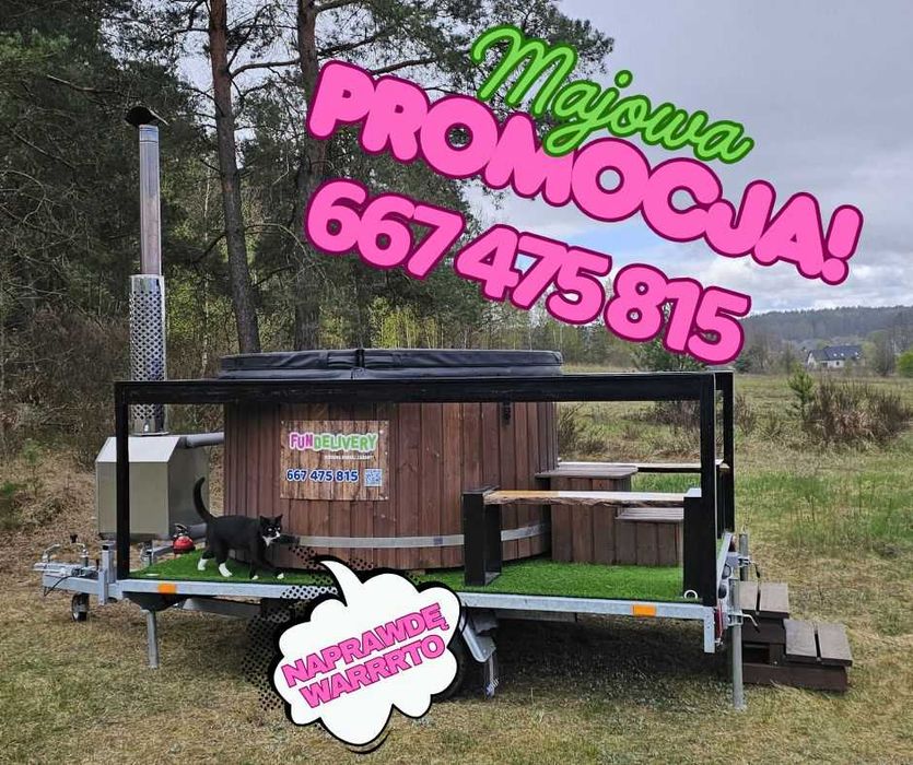 Bania mobilna, balia, jacuzzi wynajem