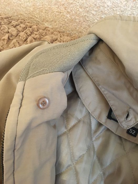 Мужская куртка ветровка бомбер утепленная 52