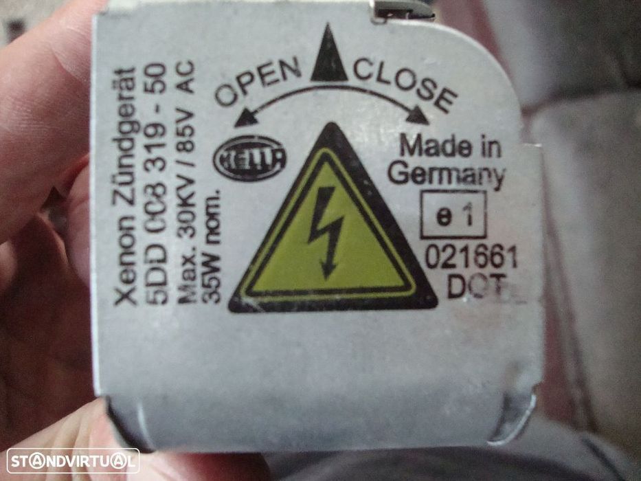 lampada Xenon D2s + arrancador Audi A6 4F de 2004 a 2007