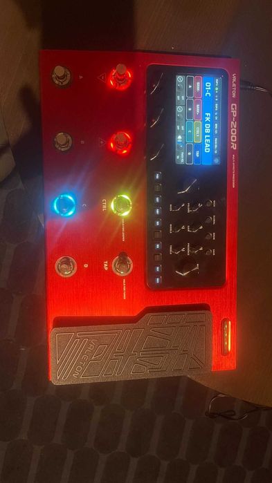 pedaleira valeton gp-200 red - como nova
