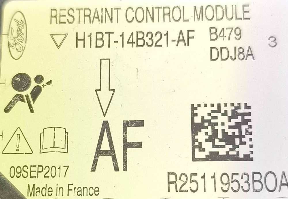 Centralina Airbag H1BT-14B321-AF - FORD FIESTA VII