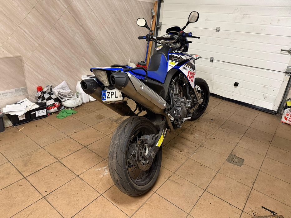 Yamaha XTX 660 Supermoto. Upside down! Zamiana