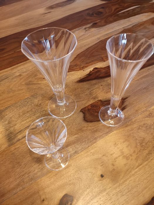 Copos de cristal Monceaux, da "Cristal d'arques", vários tamanhos