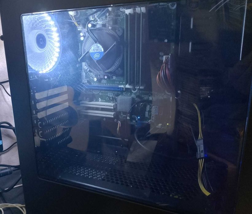 компьютер игровой 4ядра i5-3470, 8гб ддр3, 500гбhdd (добавь видеокарту и играй)