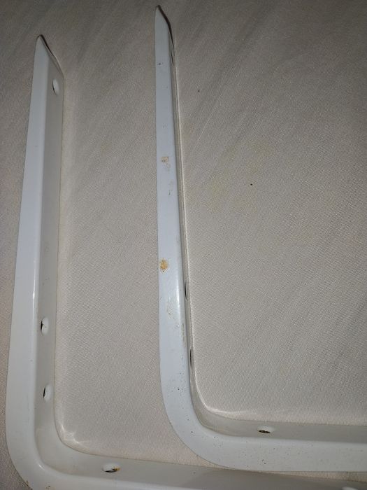 4 suportes para prateleiras 20 x 25cm