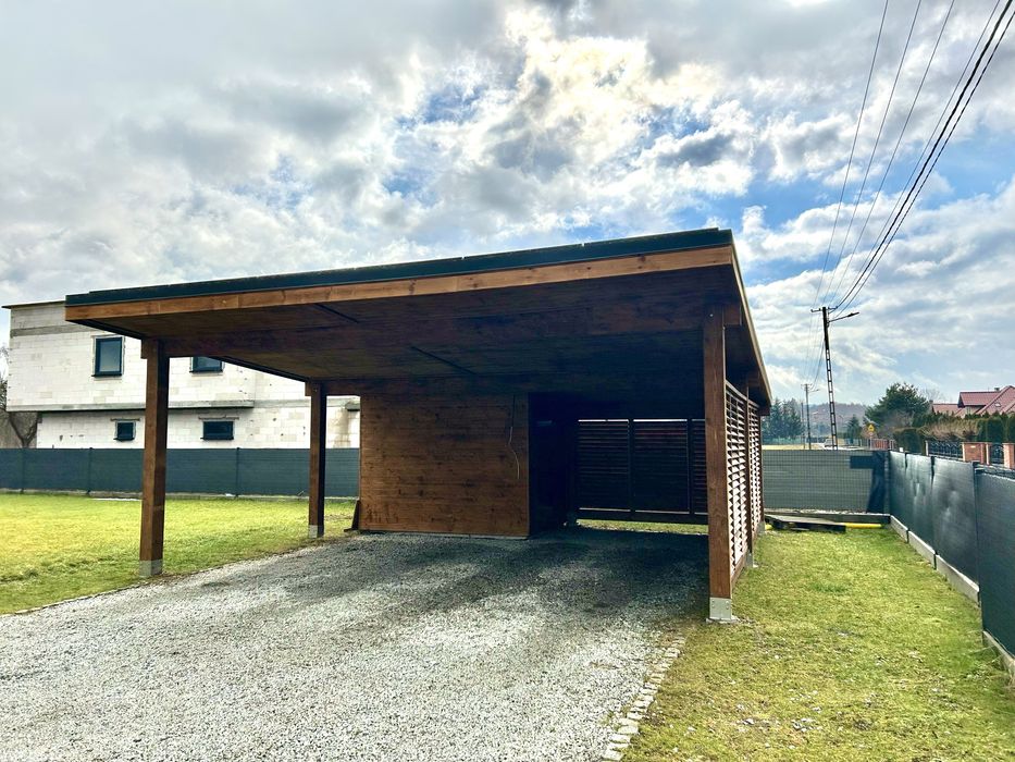 Wiata garażowa, zadaszenie tarasu, tarasy