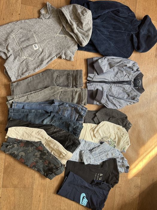 Набір одягу для хлопчика на осінь штани кофти халат розмір 80  next zara hm gap