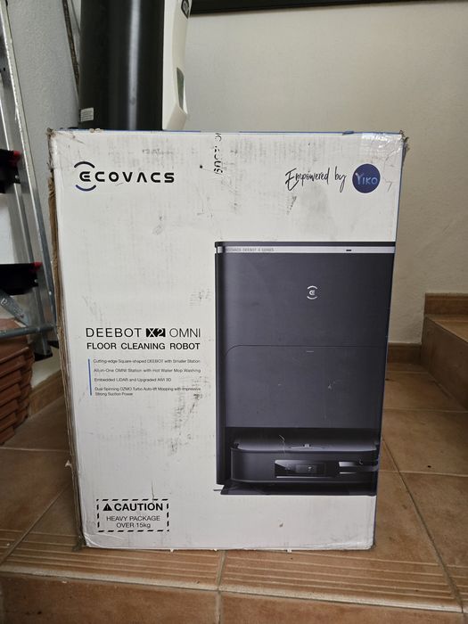 Aspirador/Esfregona Robô Inteligente Ecovacs Deebot X2