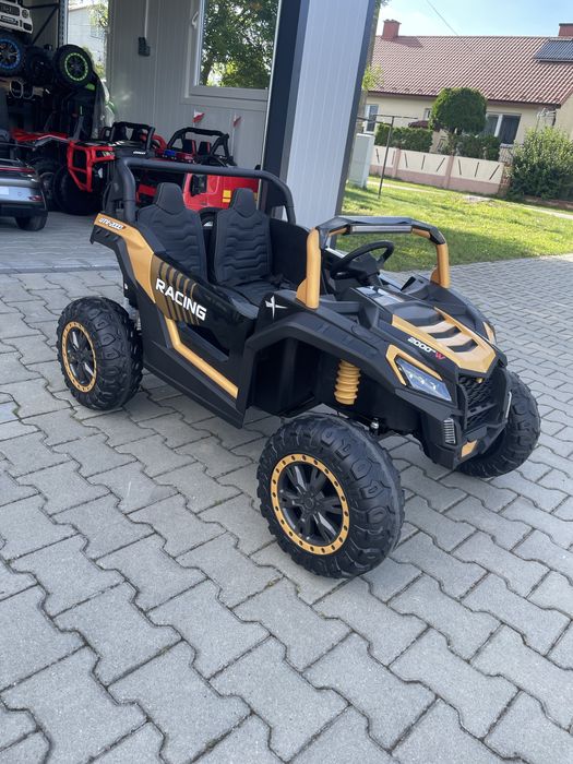 AUTO na Akumulator Elektryczny Samochód BUGGY 4X200W 24V 14Ah Złoty
