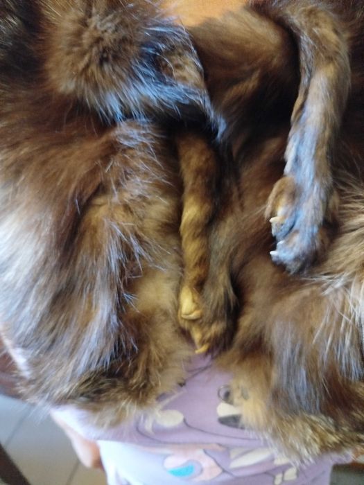 Воротник з чорнобурки