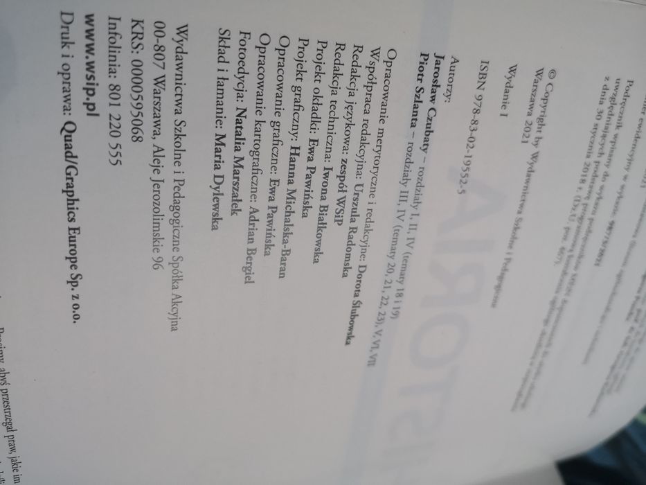 Historia 3 Jarosław Czubaty, Piotr Szlanta