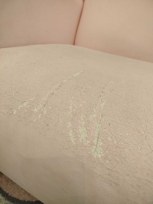 Cadeirão de baloiço rosa