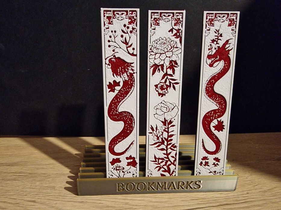 Marcadores de livros imprimido 3d