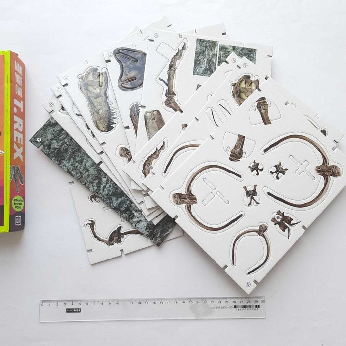 Книга конструктор Make Your Own T-Rex Собери своего Т-Рекса 70см