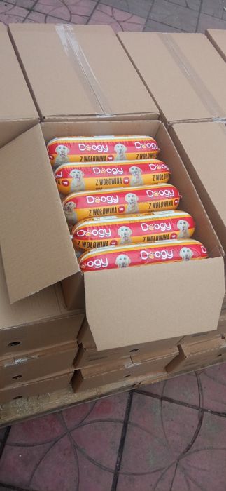 Karma dla psów dorosłych z wołowiną pełnoporcjowa baton 0,9 kg Okazja