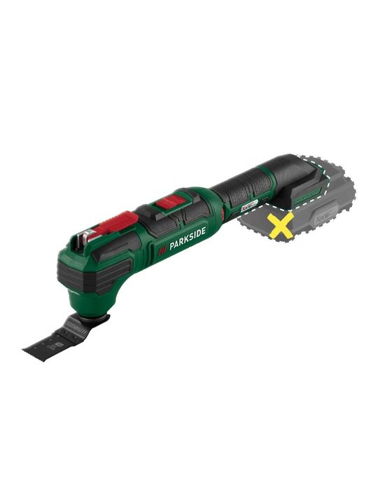 Akumulatorowe narzędzie wielofunkcyjne multitool Parkside PAMFW 20 LI C3