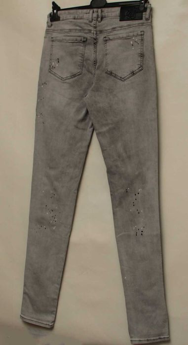 Sik Silk RIOT Denim Men's Bust Knee S 30 зауженые джинсы серые