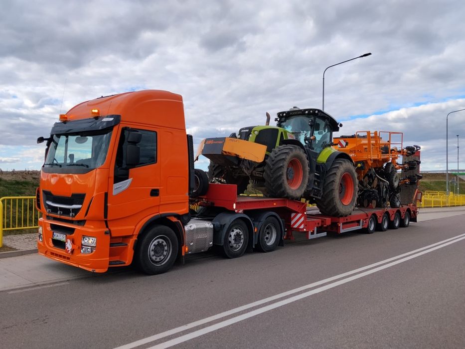Transport maszyn rolniczych i budowlanych