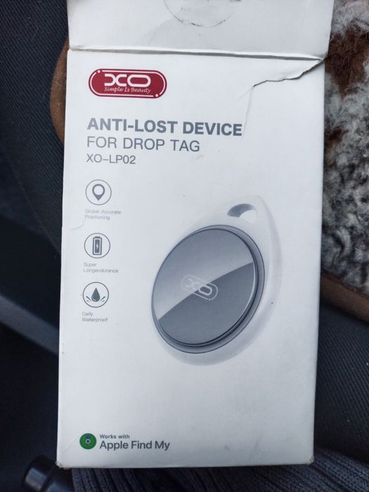 Розумний Брелок XO LP02 for Apple  Anti-Lost Колір Білий