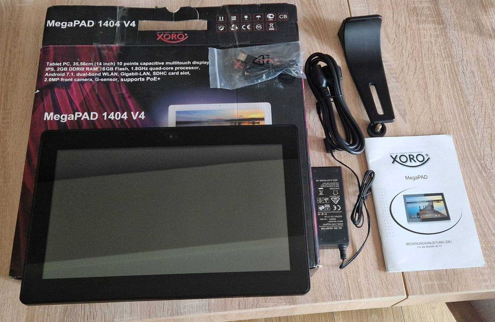 Tablet Xoro MegaPAD 1404 V4 Android WiFi LAN POE