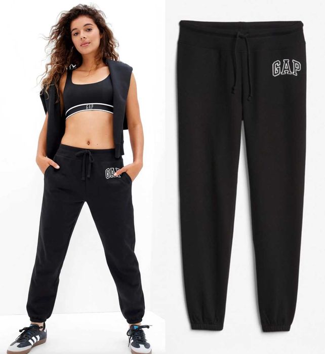 GAP nowe dresy spodnie dresowe jogersy czarne oryginał L
